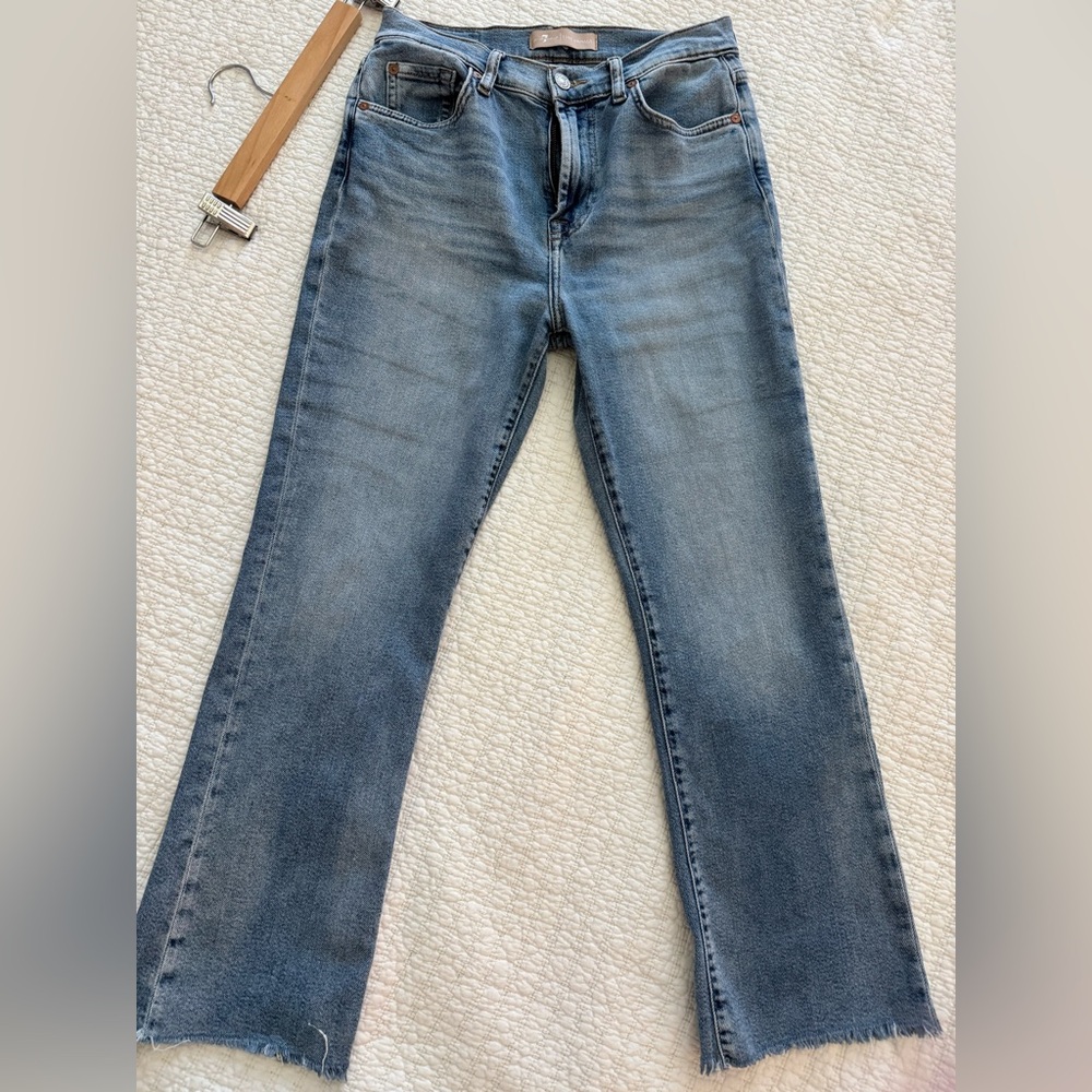 7 For All Mankind cropped denim size 28
